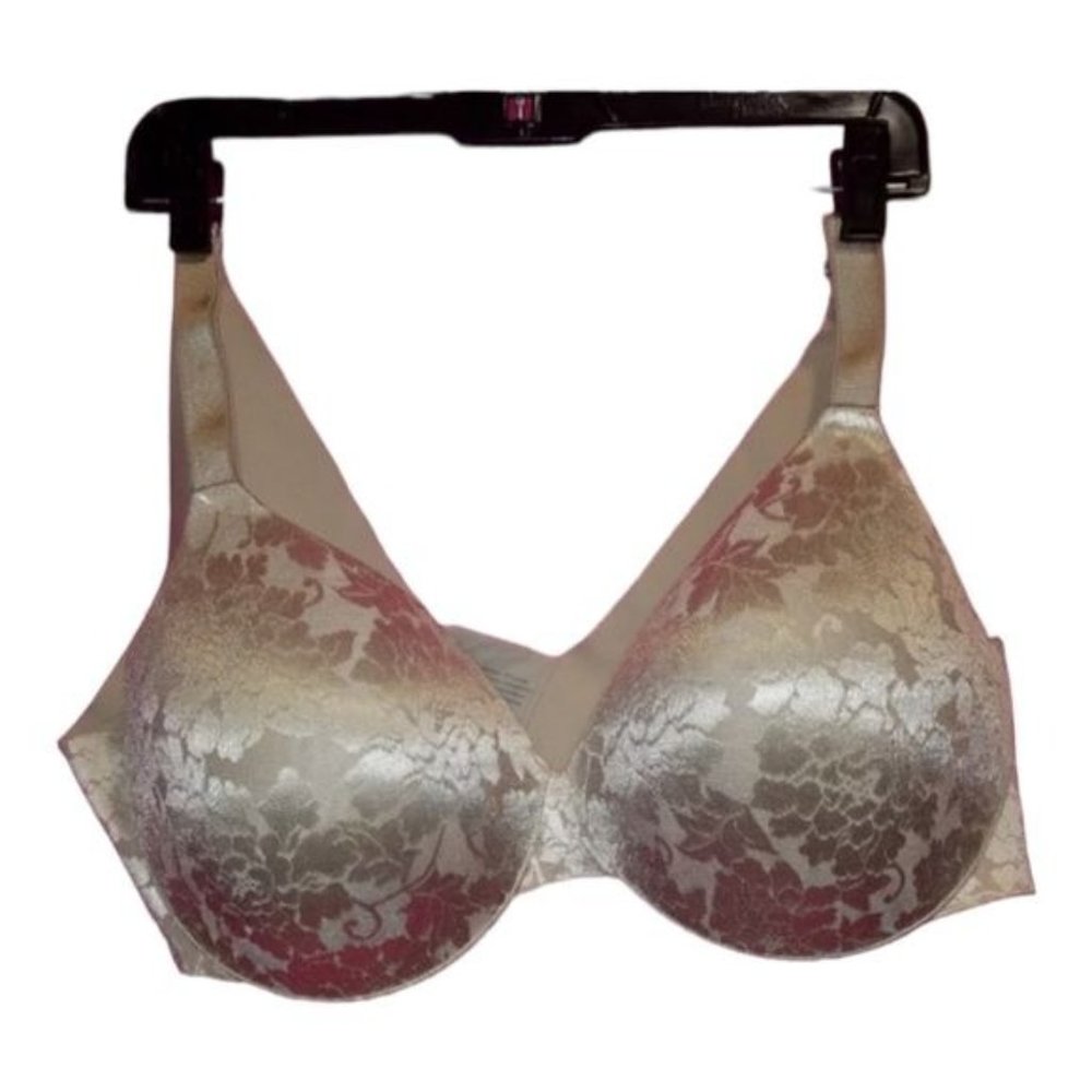 SOMA Vanishing Back Full Coverage Lace 071701 Gold Women's Bra Size 44D